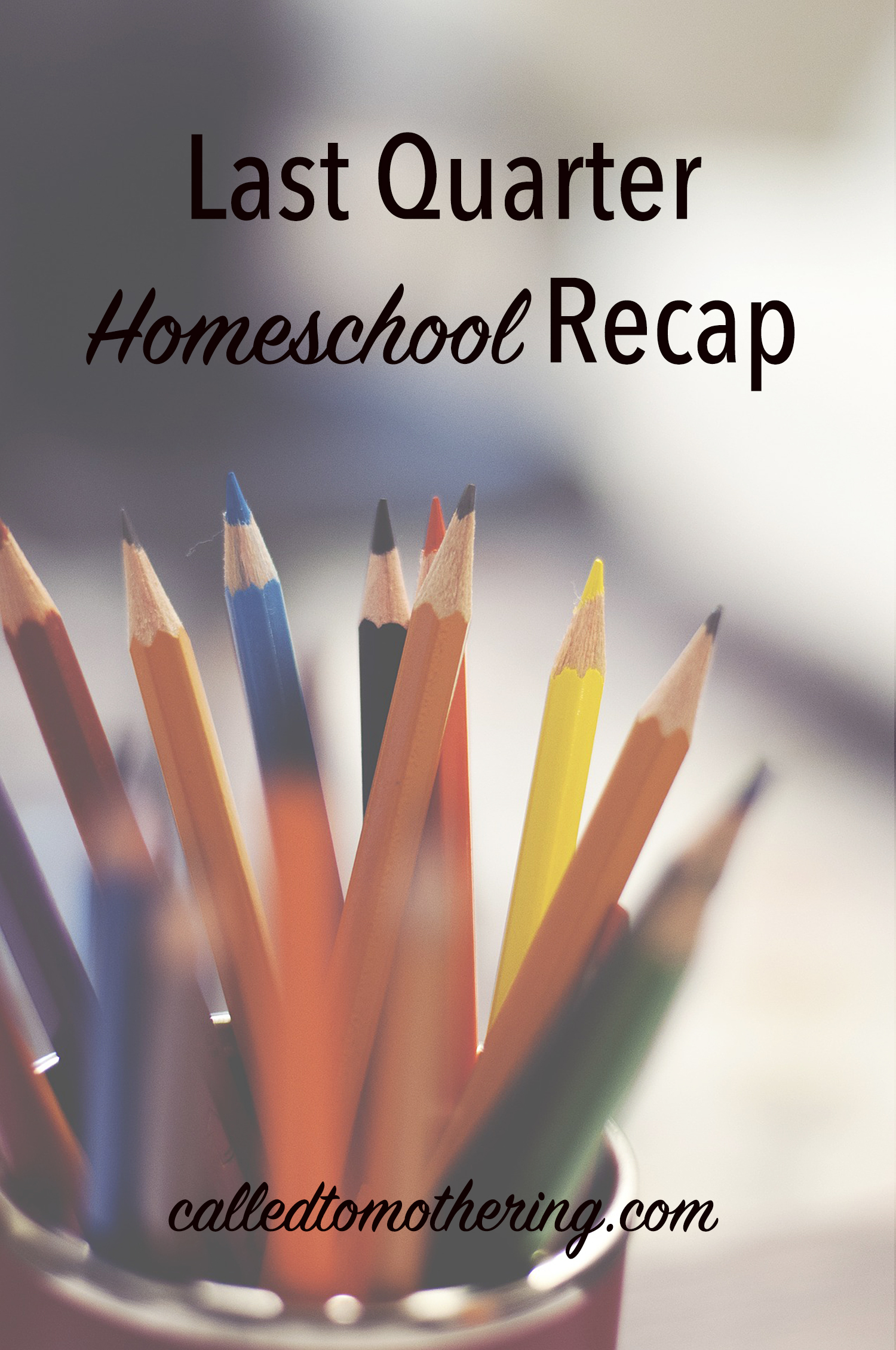 Last Quarter Homeschool Recap