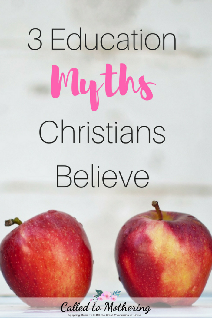 Discover 3 common myths Christian parents believe about education, and how they're harming your children. #education #publicschool #homeschoolencouragement #christianparenting
