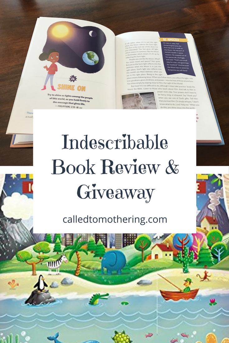 A review and giveaway of the children's devotional, Indescribable: 100 Devotions About God & Science. Enter for a chance to win your copy!