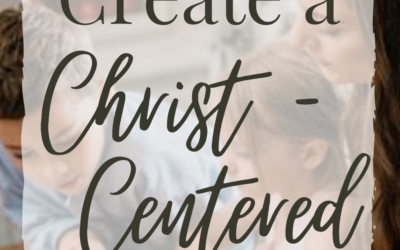 Do you desire a more peaceful and joyful environment for your kids? Here are five simple things you can start doing right away to purposefully create a Christ-centered home! #christcenteredhome #christianhomemaking