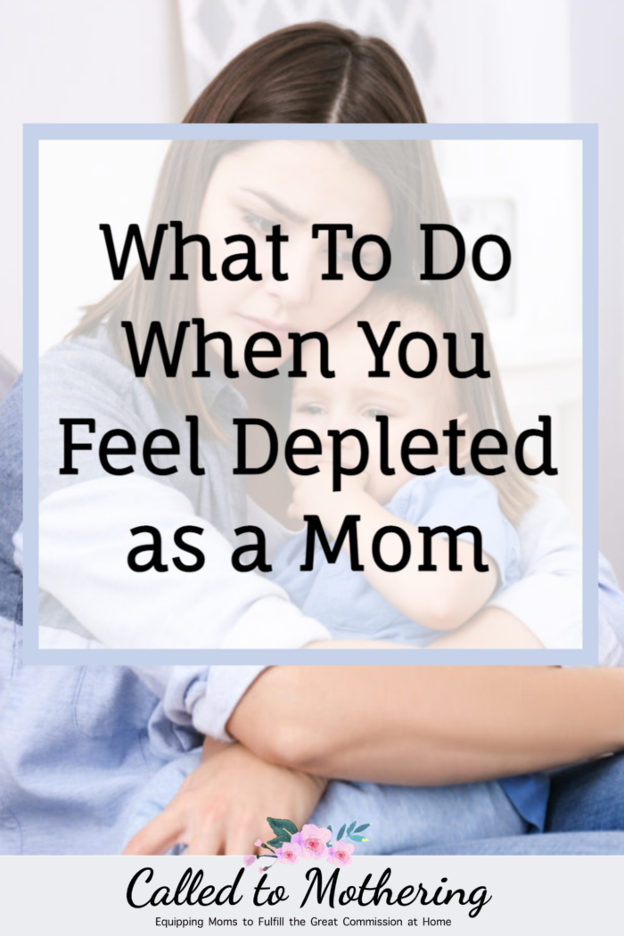 Are you feeling drained and exhausted taking care of your kids? Be encouraged by this helpful advice for dealing with mom burnout and overwhelm.