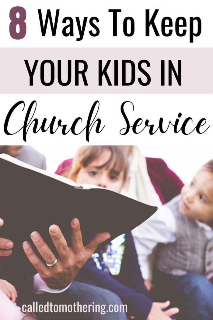 8 simple and effective ways to keep young kids in church service with you, while not being distracted by them.