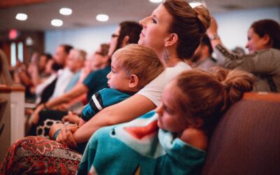keeping young kids in church service